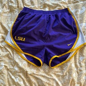 Women’s Nike Shorts, LSU themed. Size: medium